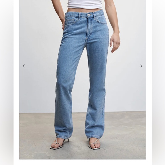 Mango Matilda Mid Rise Straight Jean - Picture 5 of 5